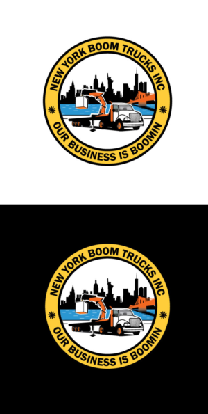 Logo Design by Wonderful design for New York Boom Trucks Inc | Design: #26387335