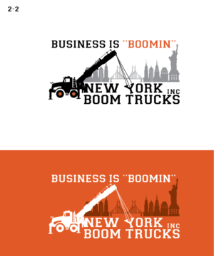 Logo Design by Deziners Zone for New York Boom Trucks Inc | Design: #26440907