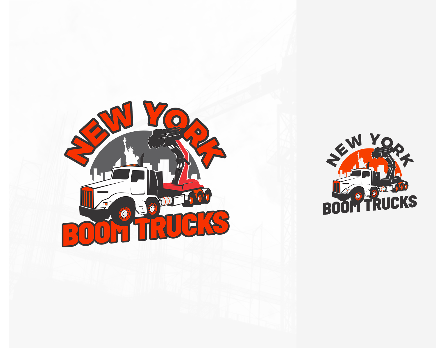 Design de Logo par Djamdesign pour New York Boom Trucks Inc | Design #26383156