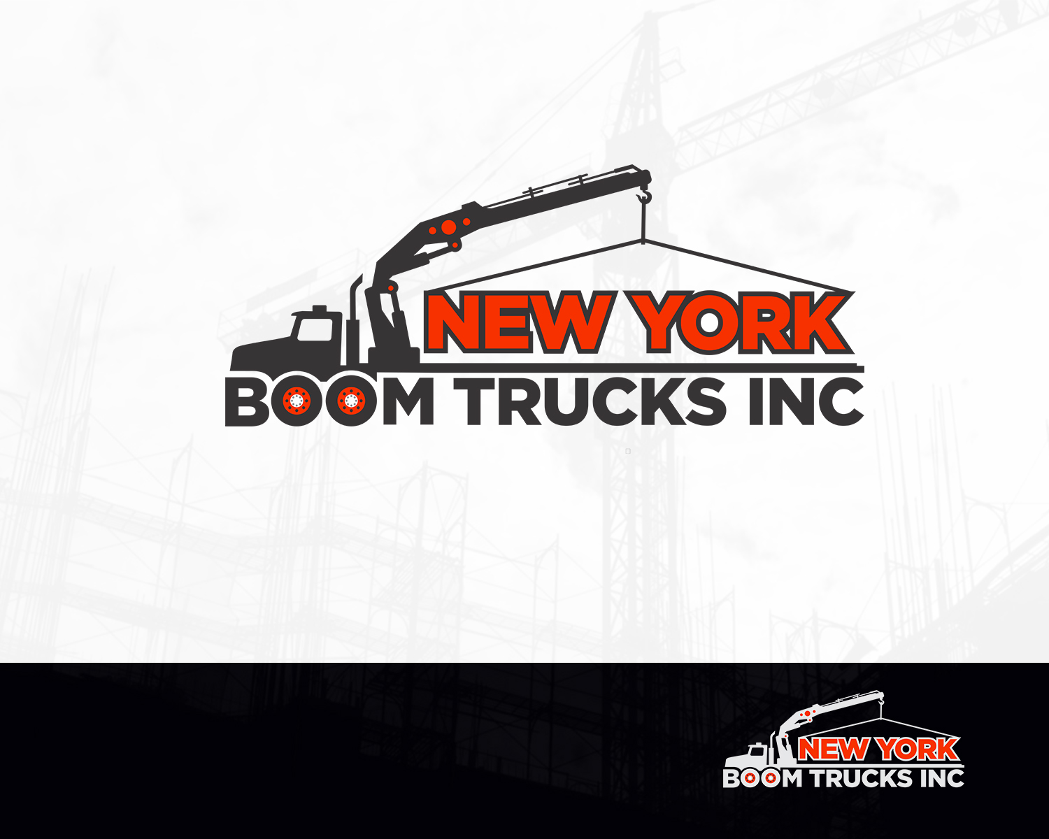Design de Logo par Djamdesign pour New York Boom Trucks Inc | Design #26385594