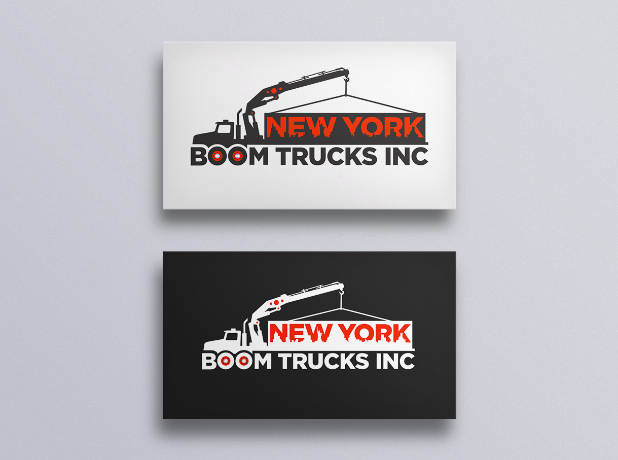 Logo Design by Djamdesign for New York Boom Trucks Inc | Design #26385870