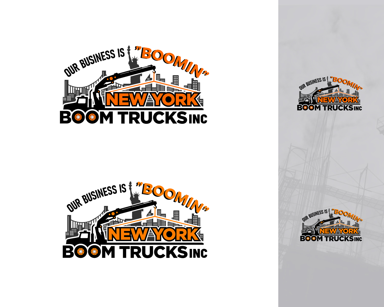 Design de Logo par Djamdesign pour New York Boom Trucks Inc | Design #26515043