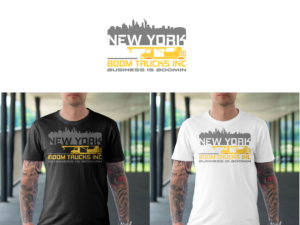 Logo-Design von Hieroglyphics für New York Boom Trucks Inc | Design #26389581