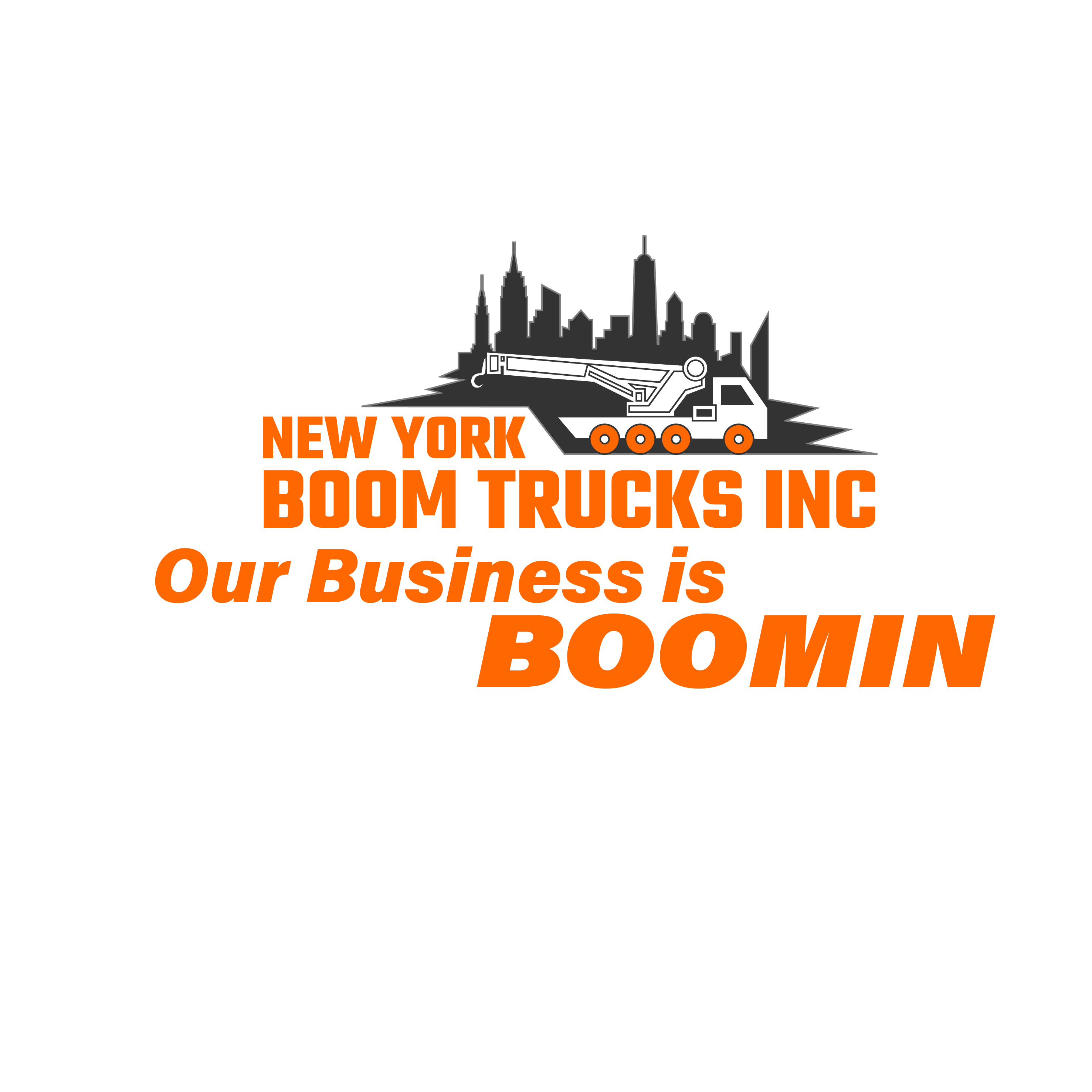 Logo-Design von ann.ph für New York Boom Trucks Inc | Design #26384525