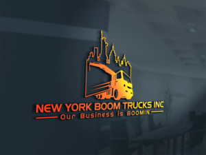 Our company name:  NEW YORK BOOM TRUCKS INC and also our slogan “Business is BOOMIN” | Logo-Design von adnan001 2