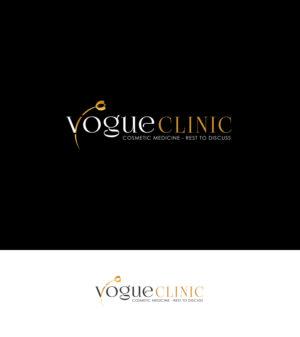 Vogue Clinic   -   Cosmetic Medicine   -   Rest to discuss | Logo Design by ecorokerz