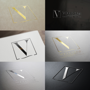 Vogue Clinic   -   Cosmetic Medicine   -   Rest to discuss | Logo Design by GRAFFYC