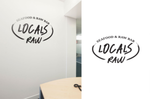 Locals Raw - Seafood & Raw Bar | Diseño de Logo por MT