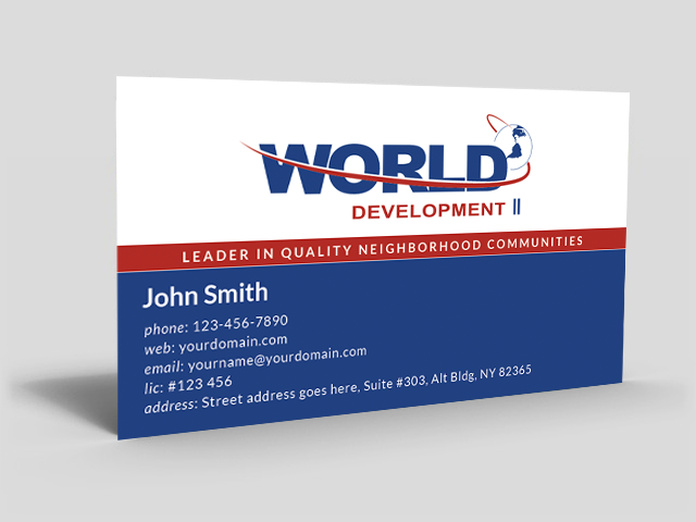 Diseño de Tarjeta de Presentación por  Artman para World Development 2 | Diseño #3110251