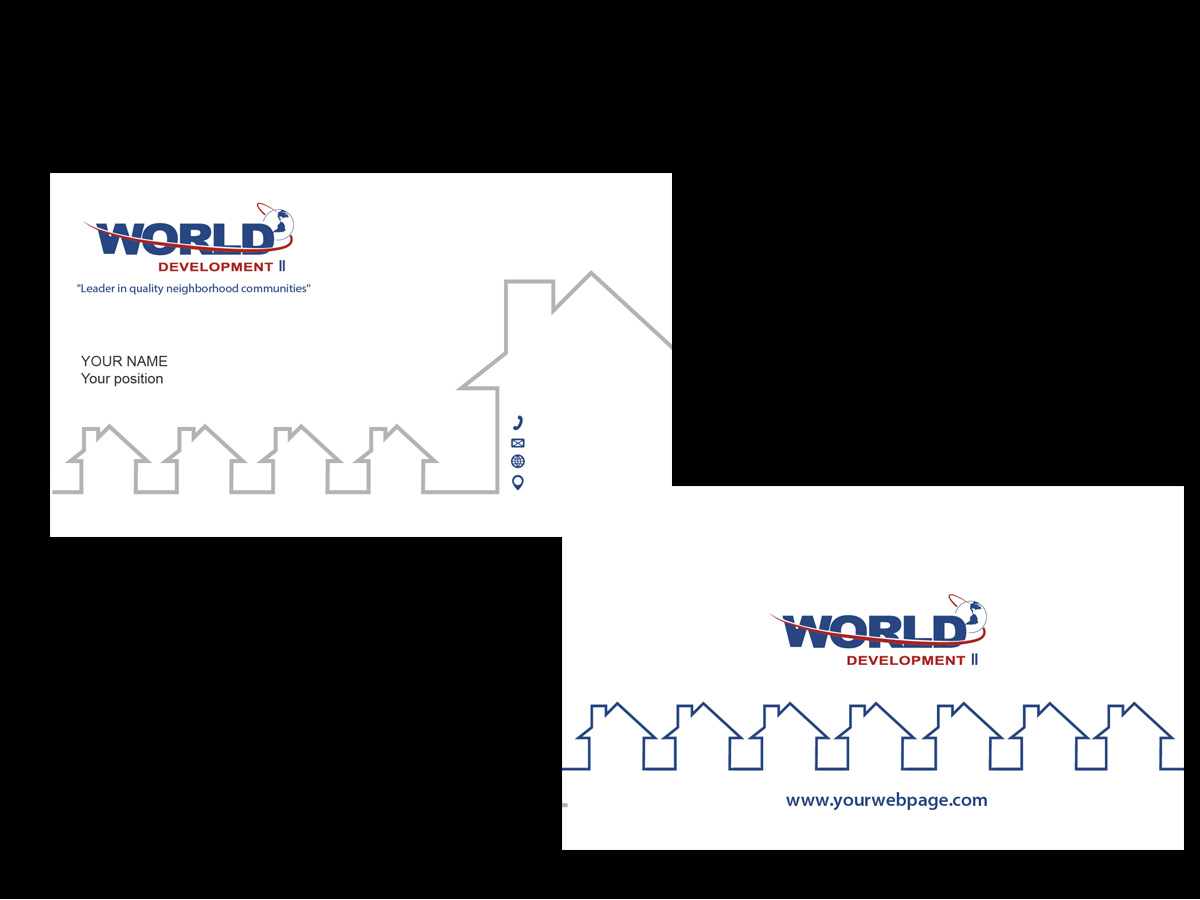 Business Card Design by prodesign 2 for World Development 2 | Design #3062011
