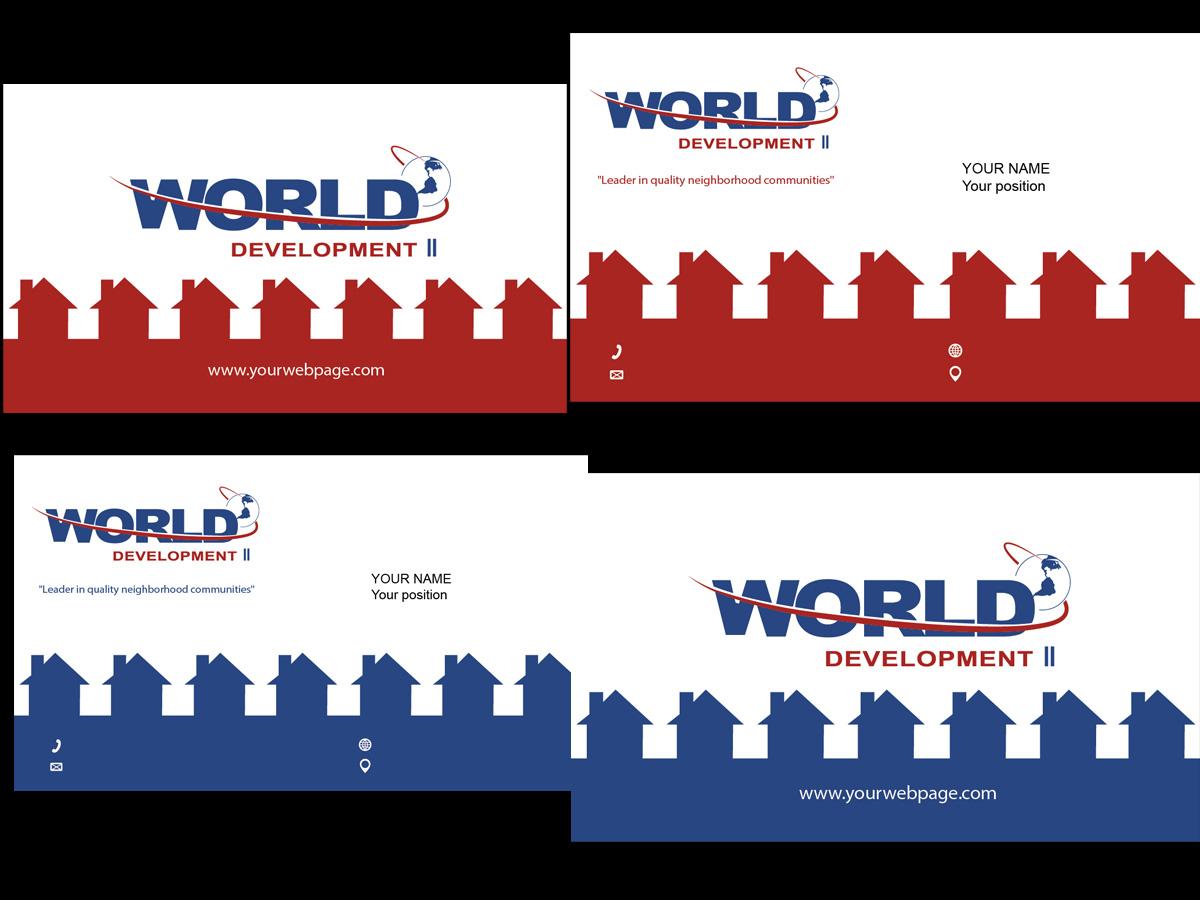 Visitenkarten-Design von prodesign 2 für World Development 2 | Design #3062012