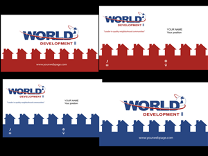 Business Card Design by prodesign 2 for World Development 2 | Design #3062012
