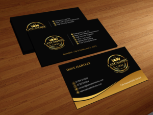 Business Card Design by Creations Box 2015 for CDM Residential Ltd t/a Lancashire Locks | Design: #26383594
