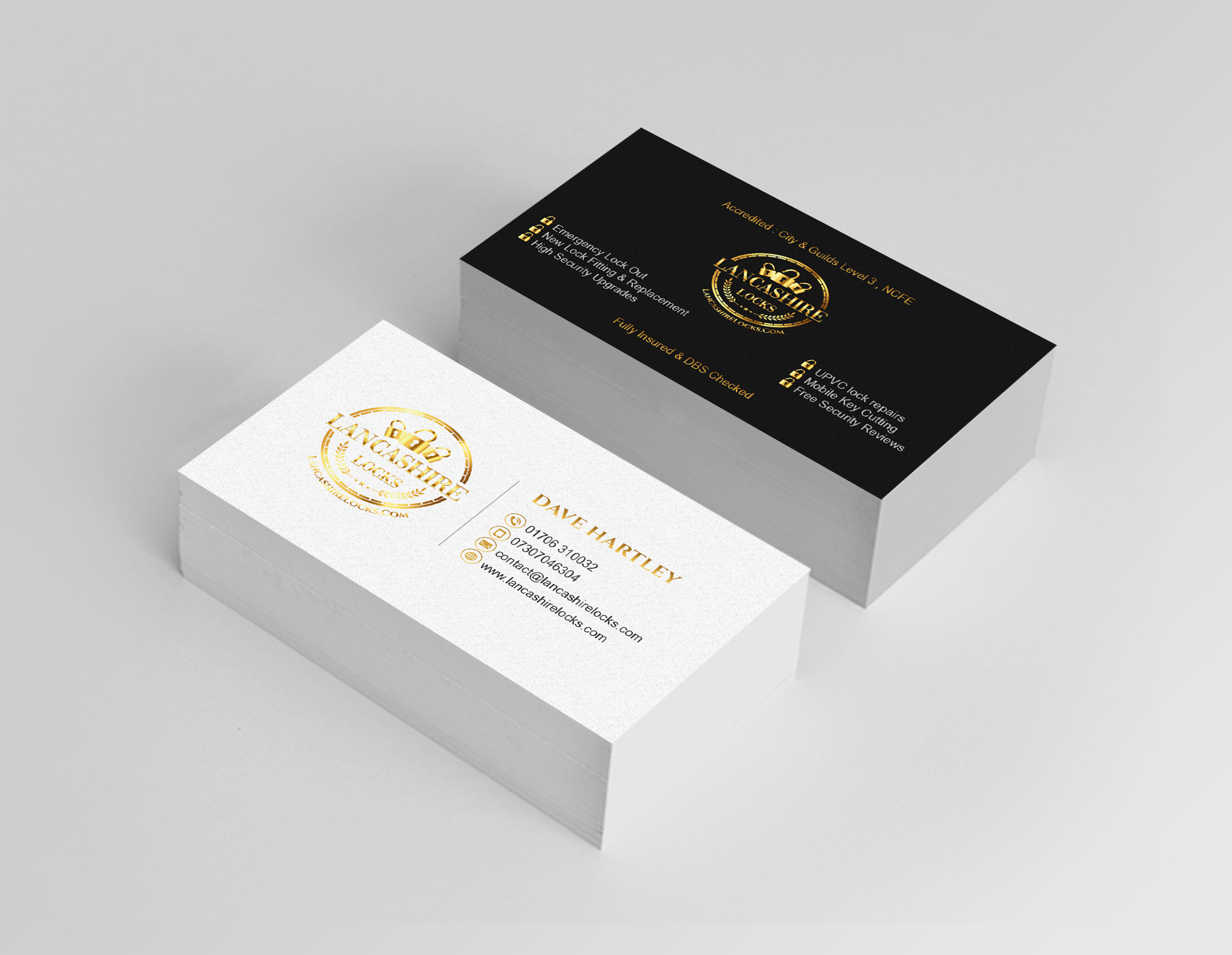 Design de Carte de Visite par Creations Box 2015 pour CDM Residential Ltd t/a Lancashire Locks | Design #26383788