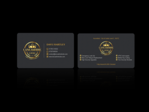 Business Card Design by Creations Box 2015 for CDM Residential Ltd t/a Lancashire Locks | Design: #26383790