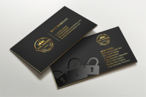 Business Card Design by LAXMI DESIGNHUB for CDM Residential Ltd t/a Lancashire Locks | Design: #26378483