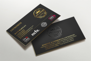 Business Card Design by LAXMI DESIGNHUB for CDM Residential Ltd t/a Lancashire Locks | Design: #26383464