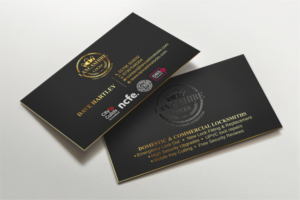 Business Card Design by LAXMI DESIGNHUB for CDM Residential Ltd t/a Lancashire Locks | Design: #26383465