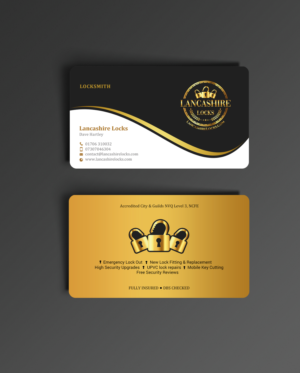 Business Card Design by chandrayaan.creative for CDM Residential Ltd t/a Lancashire Locks | Design: #26379530