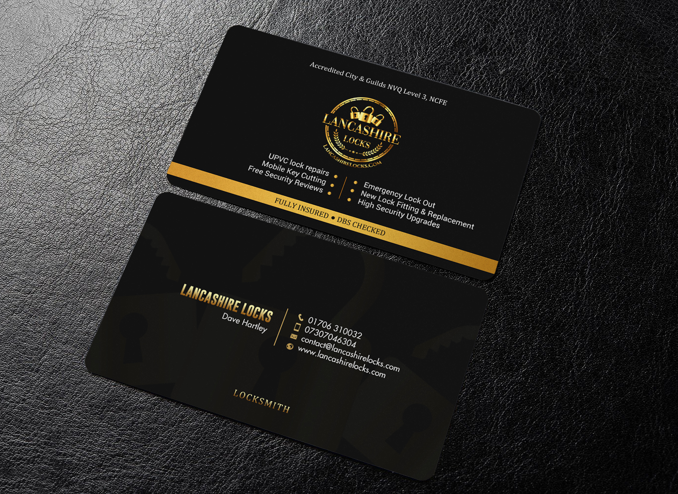 Business Card Design by chandrayaan.creative for CDM Residential Ltd t/a Lancashire Locks | Design #26379536