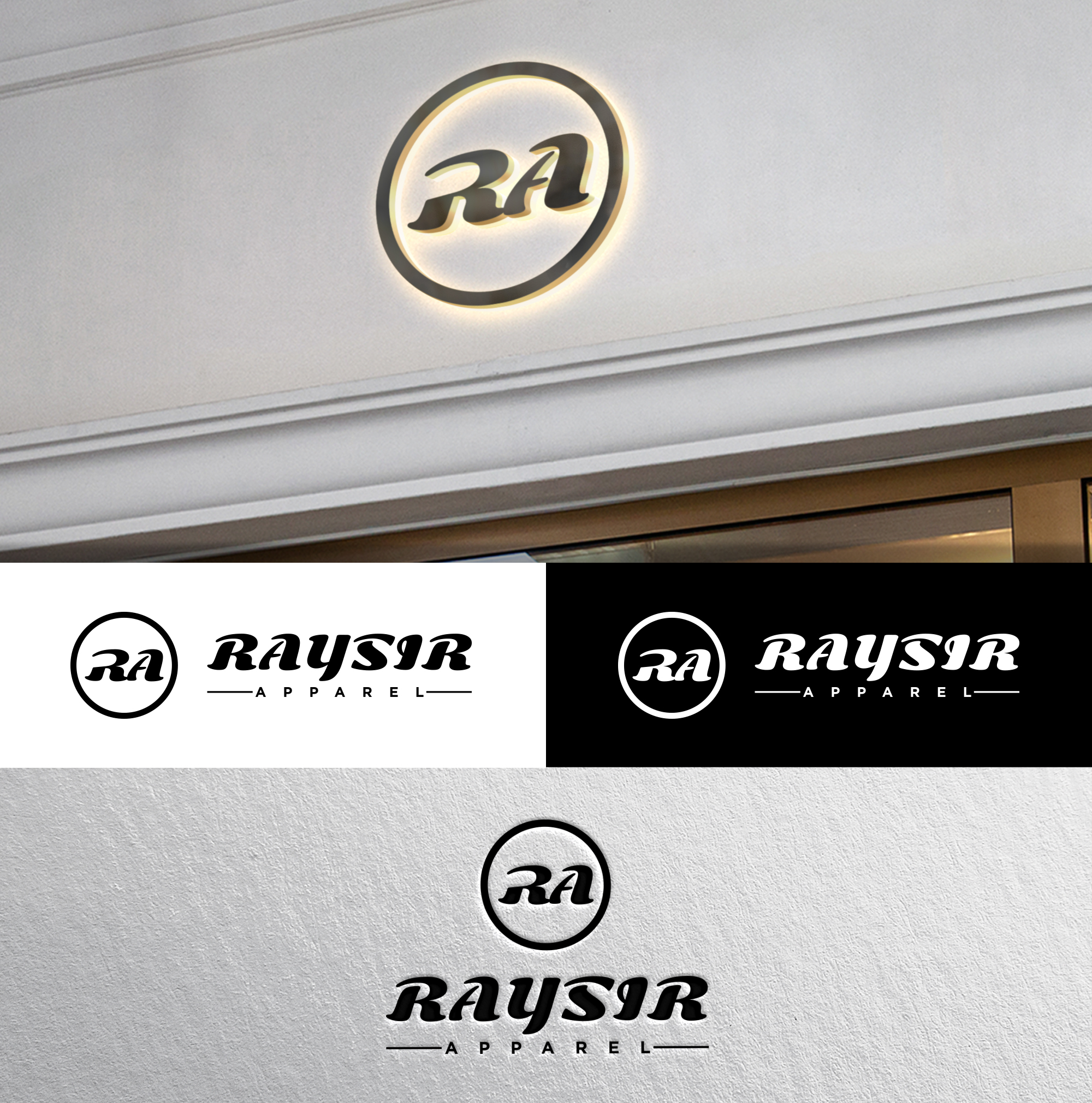 Logo Design by Blessing Angel for Raysir Apparel | Design #26413571