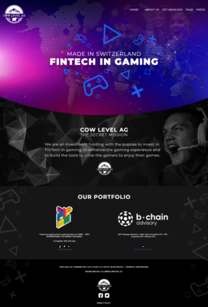 Cow Level AG – The secret mission | Web Design by Noche designs