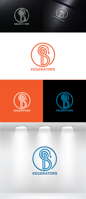 Logo Design by FireflyArt for BS Custom Kegerators  | Design: #26381492