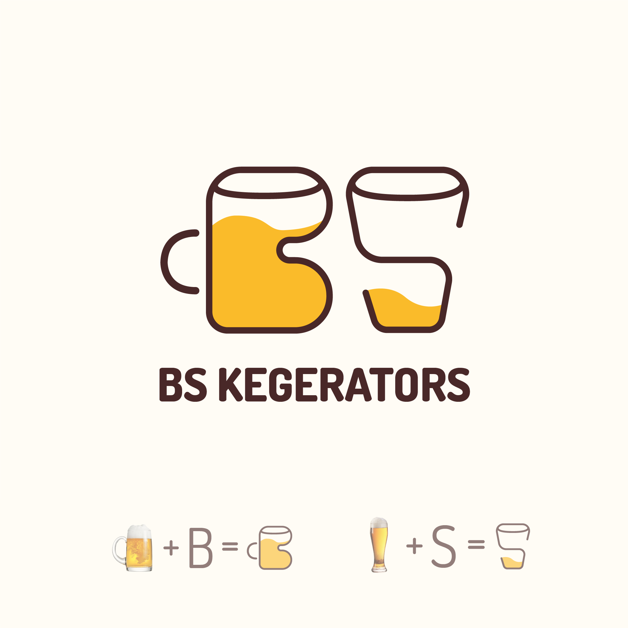 Logo Design by Adnan Ahammed 2 for BS Custom Kegerators  | Design #26382704