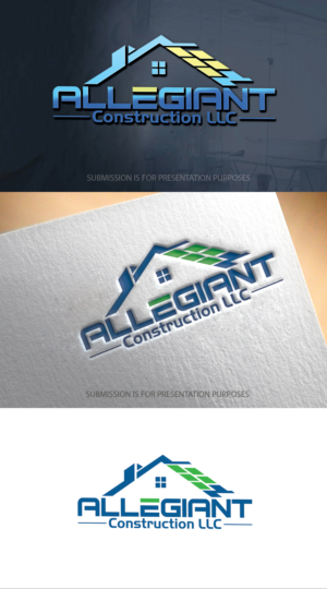 Allegiant Construction LLC | Logo-Design von graphicevolution