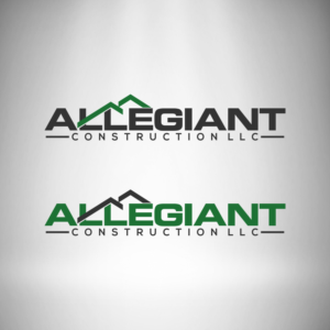 Allegiant Construction LLC | Logo Design by Gerald Design 3