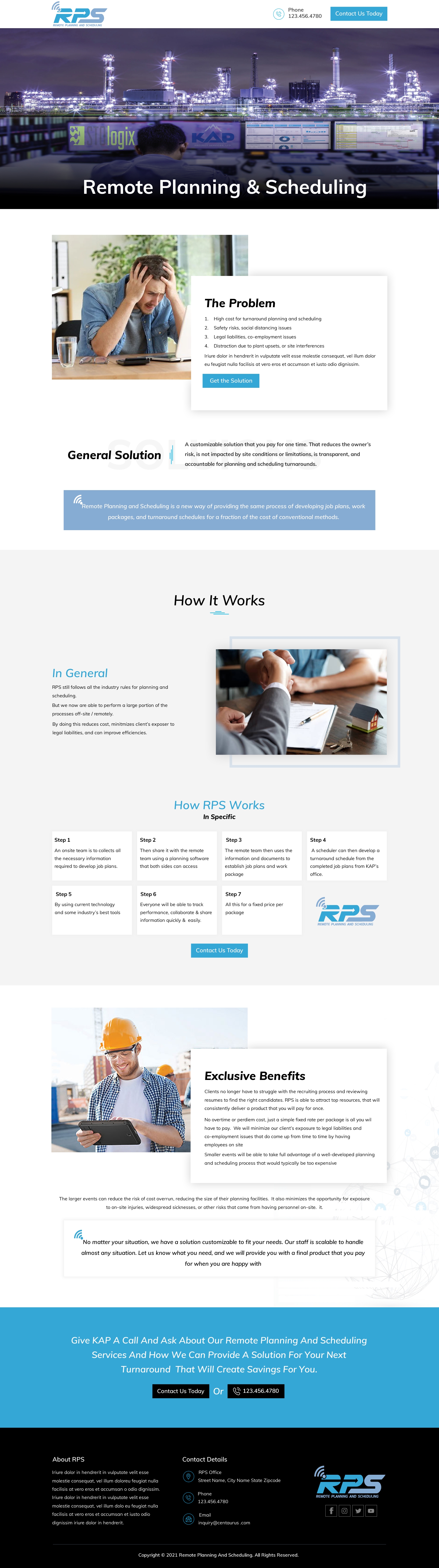 Web Design by harmi_199 for KAP Project Services | Design #26393192