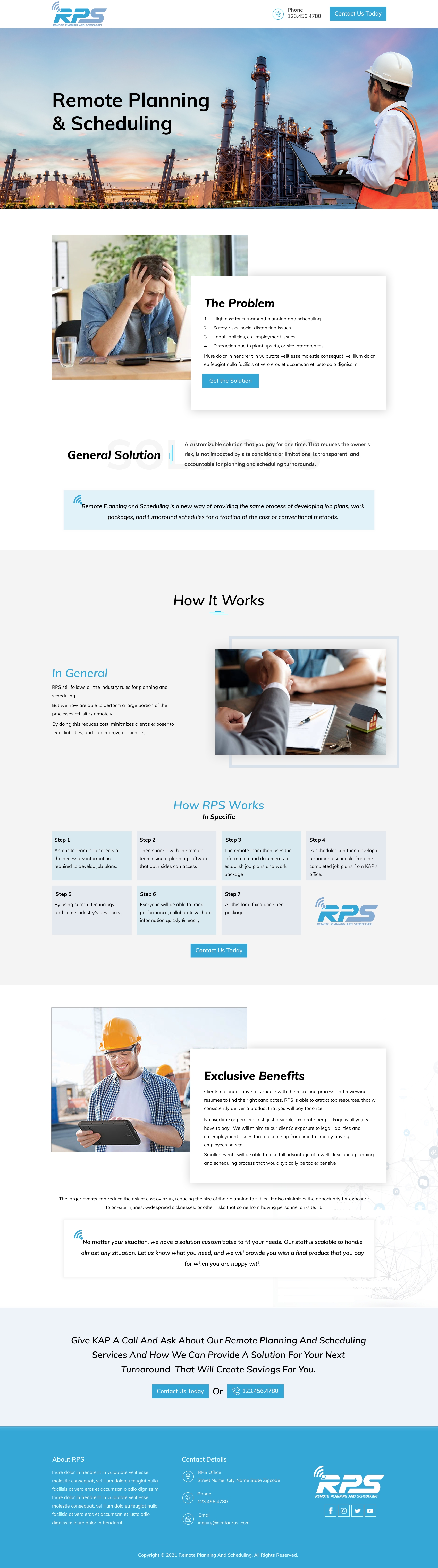 Web Design by harmi_199 for KAP Project Services | Design #26393254