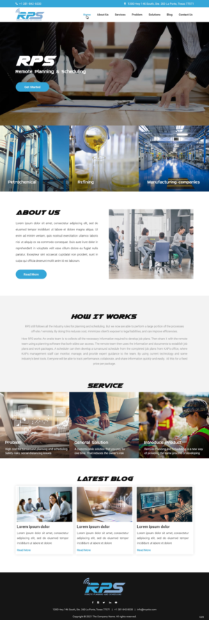 Web Design by pb for KAP Project Services | Design: #26386452