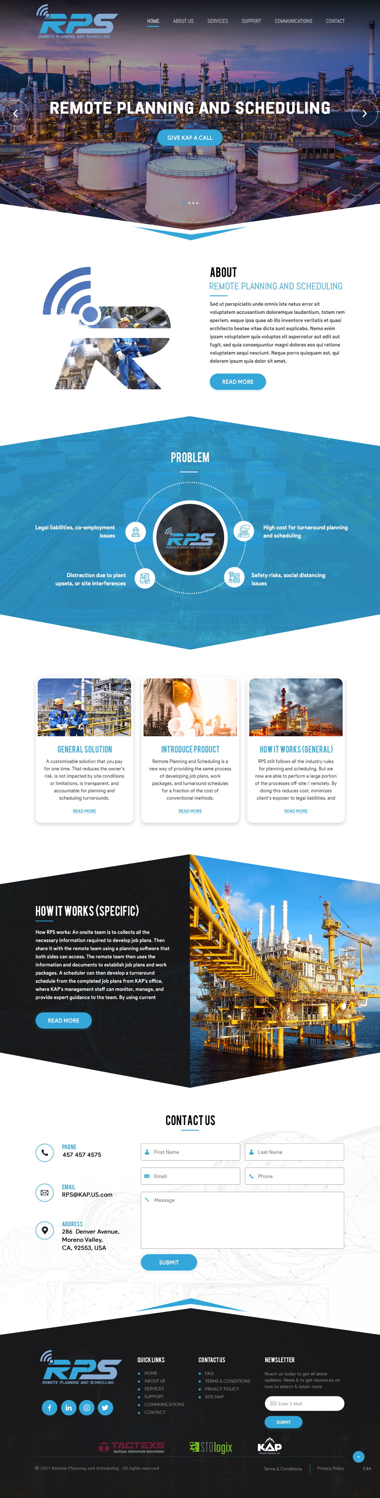 Web Design by pb for KAP Project Services | Design #26386462
