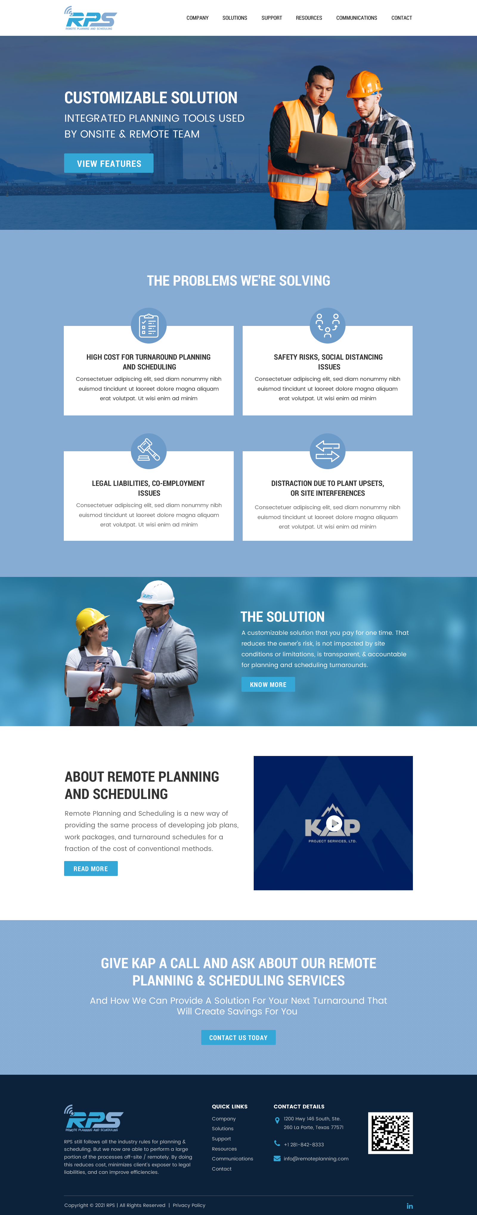 Web Design by Sbss for KAP Project Services | Design #26391177