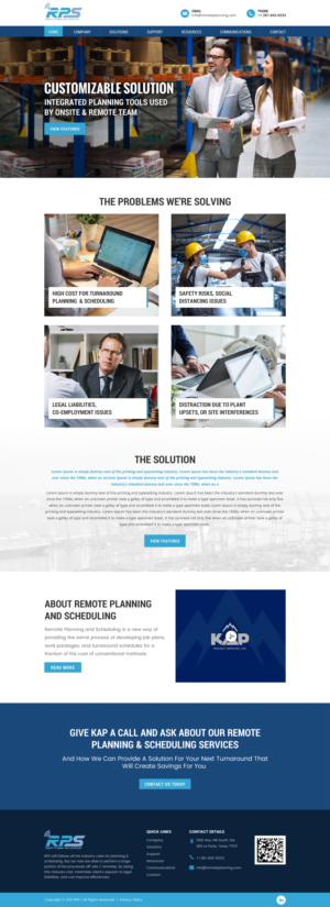 RPS Web Site | Web Design by Sbss
