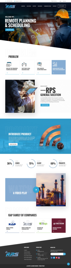 Web Design by nzdesigners for KAP Project Services | Design #26391076
