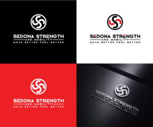 Sedona Strength and Mobility   move better feel better | Logo Design by Atec