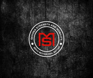 Sedona Strength and Mobility   move better feel better | Logo Design by ecorokerz