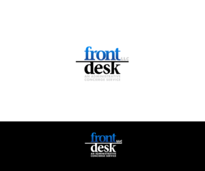 Front Desk LLC  "An administrative concierge service" | Logo Design by Natan