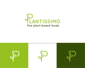 Plantissimo - Fine plant-based foods | Logo Design by Birdcage