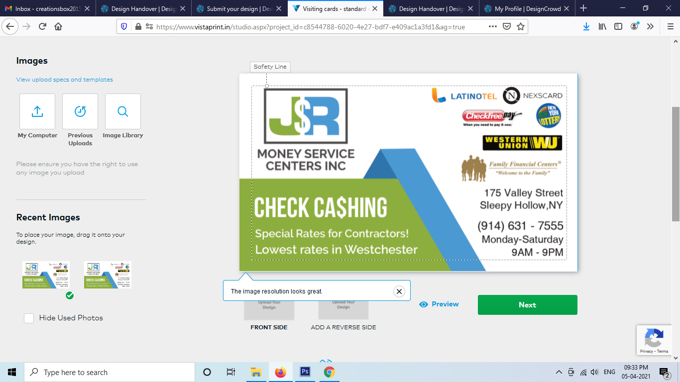 Business Card Design by Creations Box 2015 for FREE ENTERPRISE PARTNERS LLC | Design #26532685