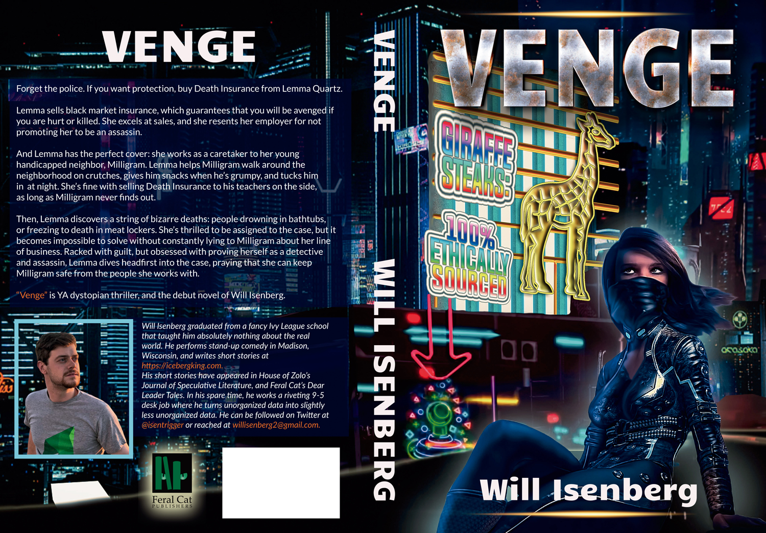 Book Cover Design by Wally_F for Feral Cat Publishers | Design #26399357