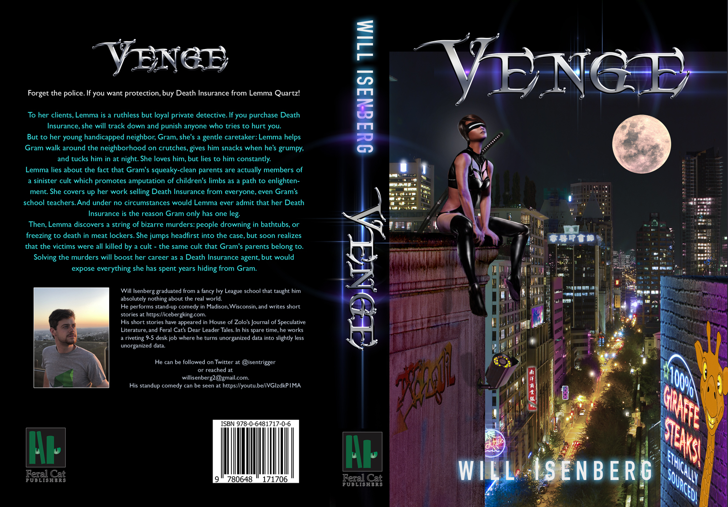 Book Cover Design by illuminati-design for Feral Cat Publishers | Design #26409131