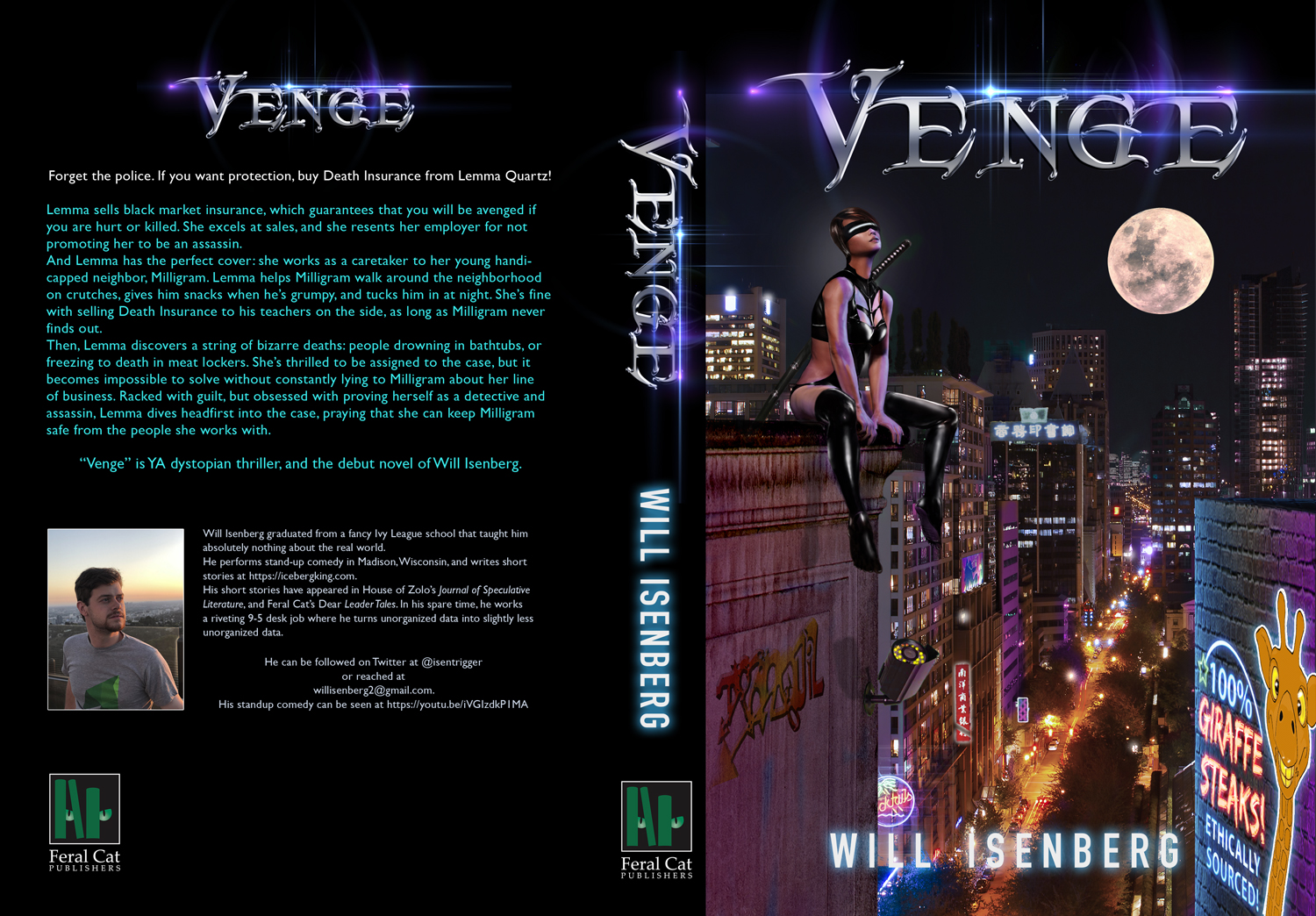 Book Cover Design by illuminati-design for Feral Cat Publishers | Design #26413126