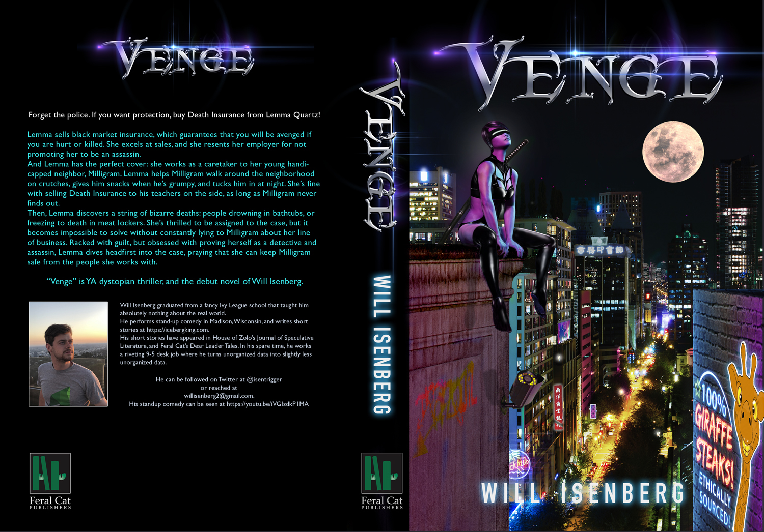 Book Cover Design by illuminati-design for Feral Cat Publishers | Design #26413127