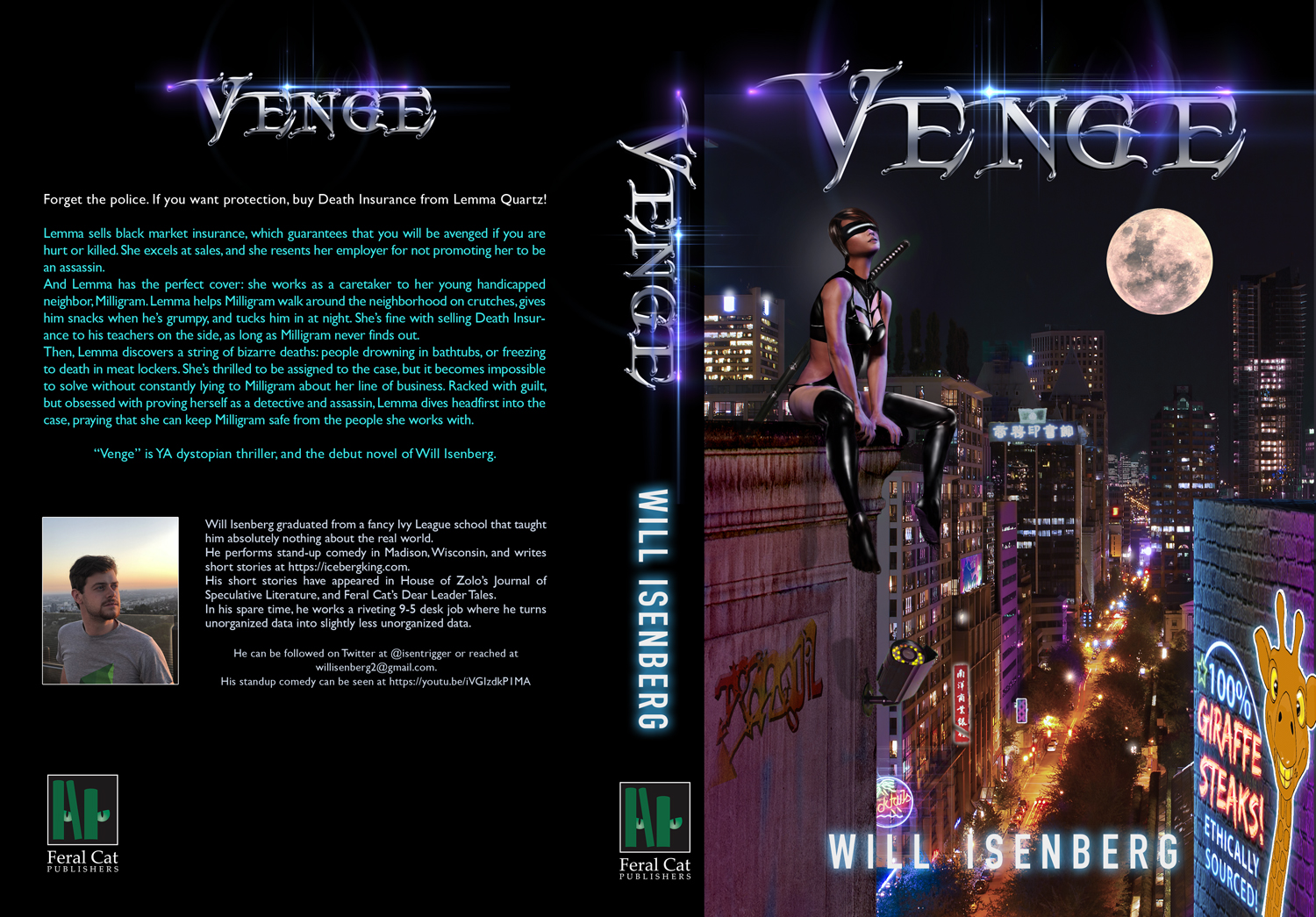 Book Cover Design by illuminati-design for Feral Cat Publishers | Design #26418971