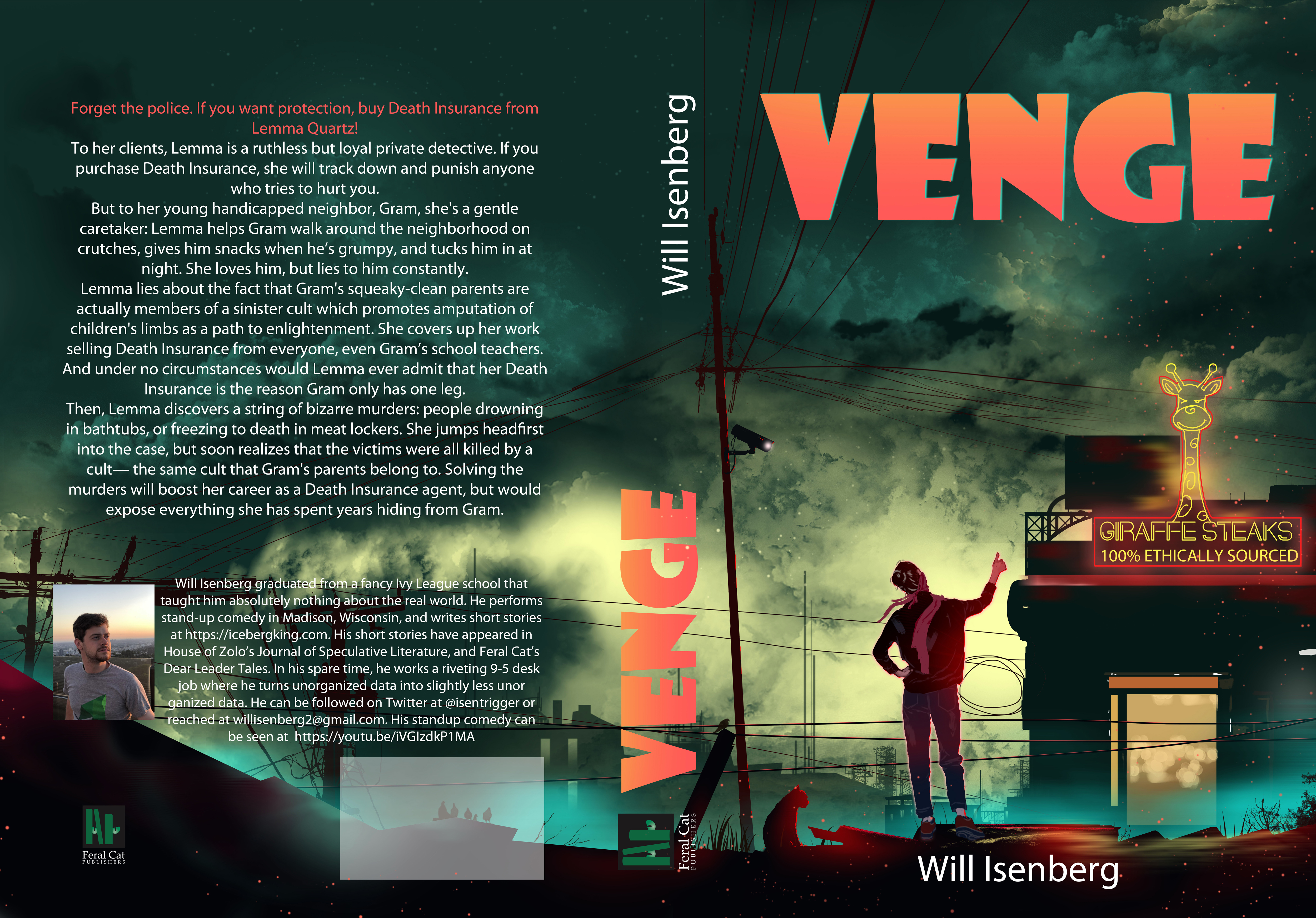 Book Cover Design by Nuha Notion for Feral Cat Publishers | Design #26409574