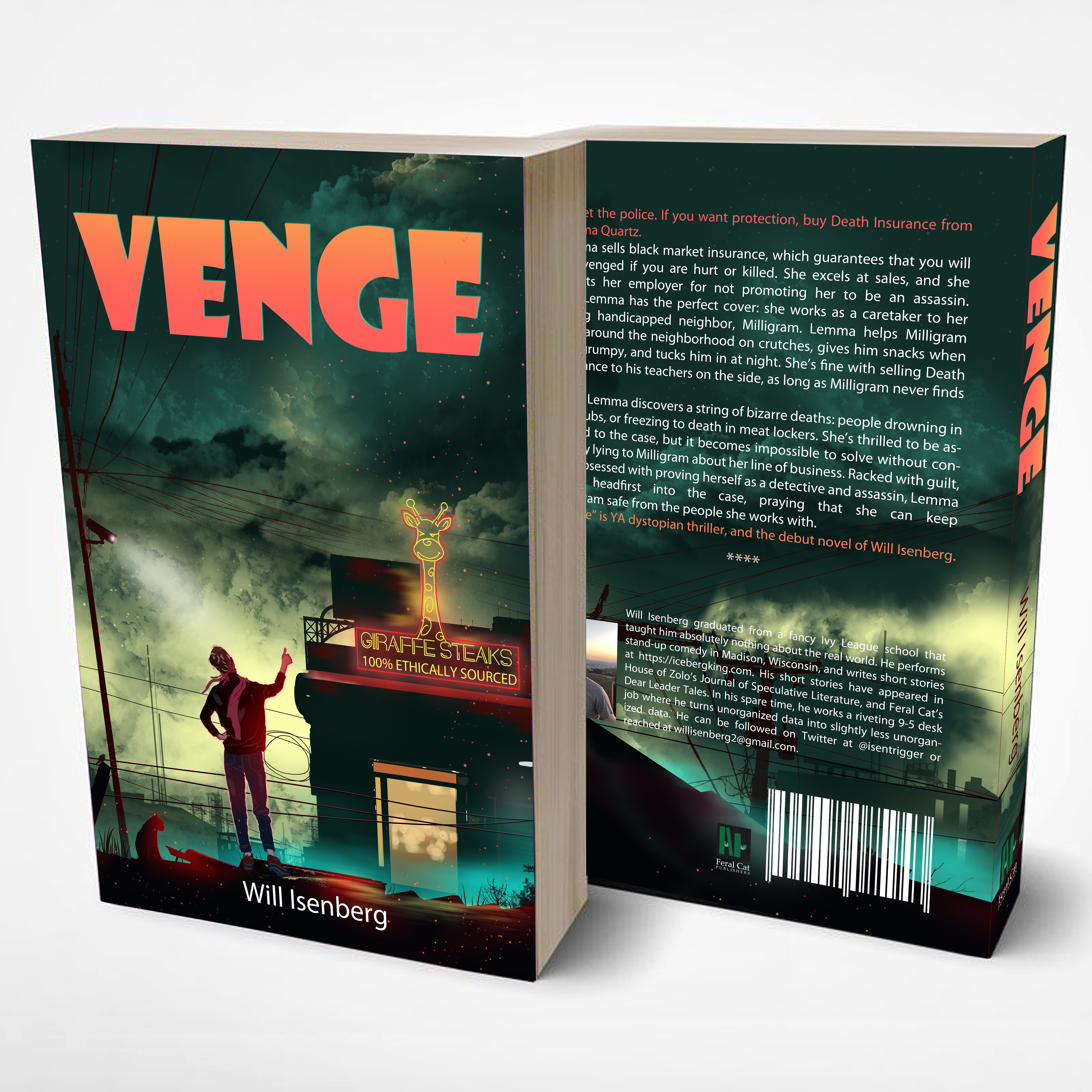 Book Cover Design by Nuha Notion for Feral Cat Publishers | Design #26419571