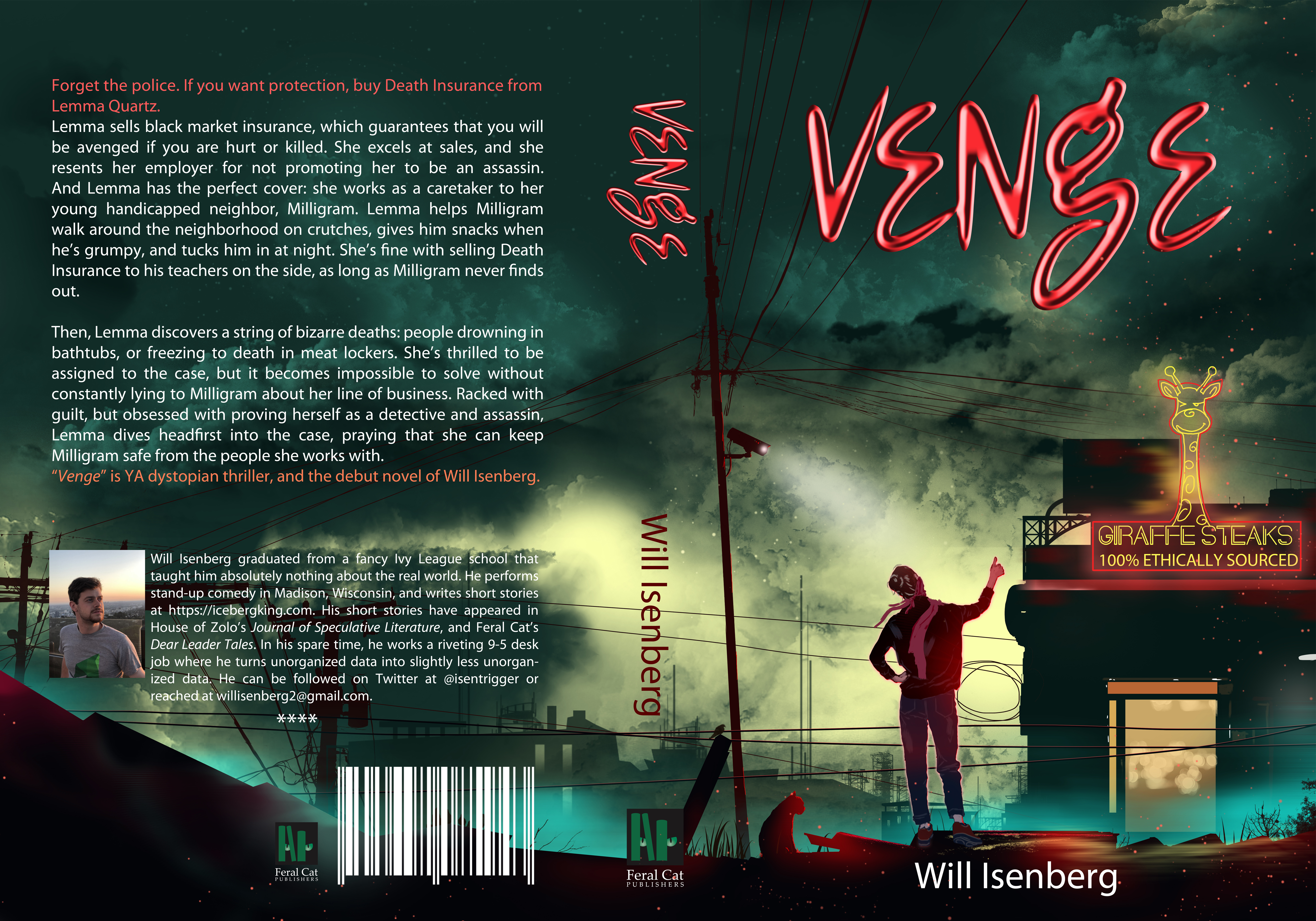 Book Cover Design by Nuha Notion for Feral Cat Publishers | Design #26440491